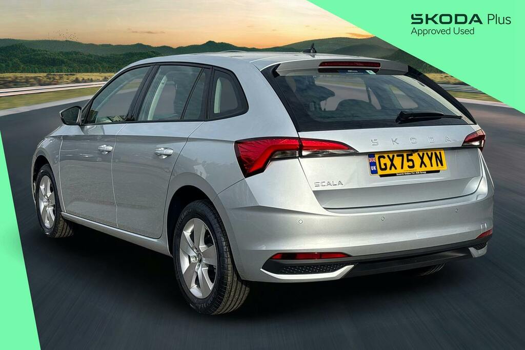 Skoda Scala 1.0 Tsi Se Edition Hatchback Dsg GX75XYN Silver #3