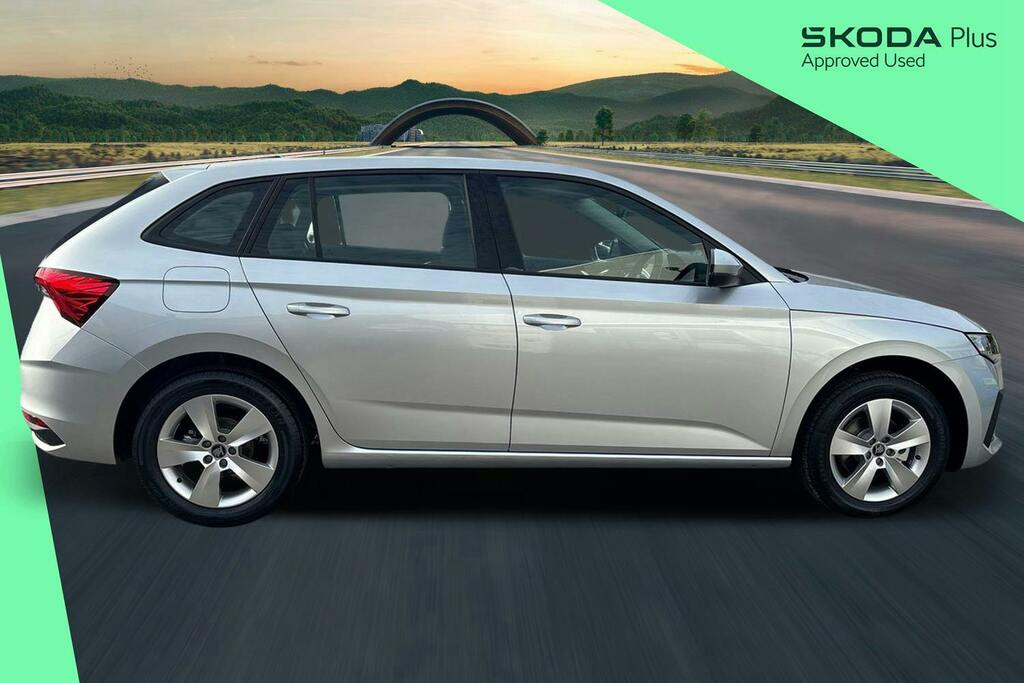 Skoda Scala 1.0 Tsi Se Edition Hatchback Dsg GX75XYN Silver #4