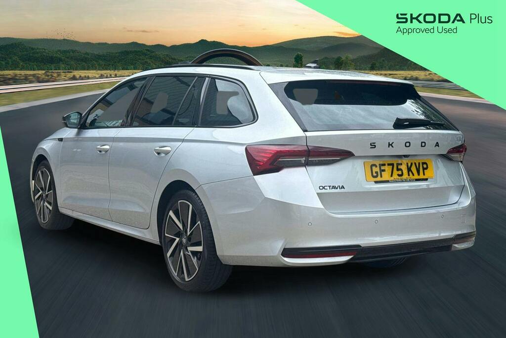 Skoda Octavia 1.5 Tsi E Tec Mhev Act Sportline Estate GF75KVP Black #3