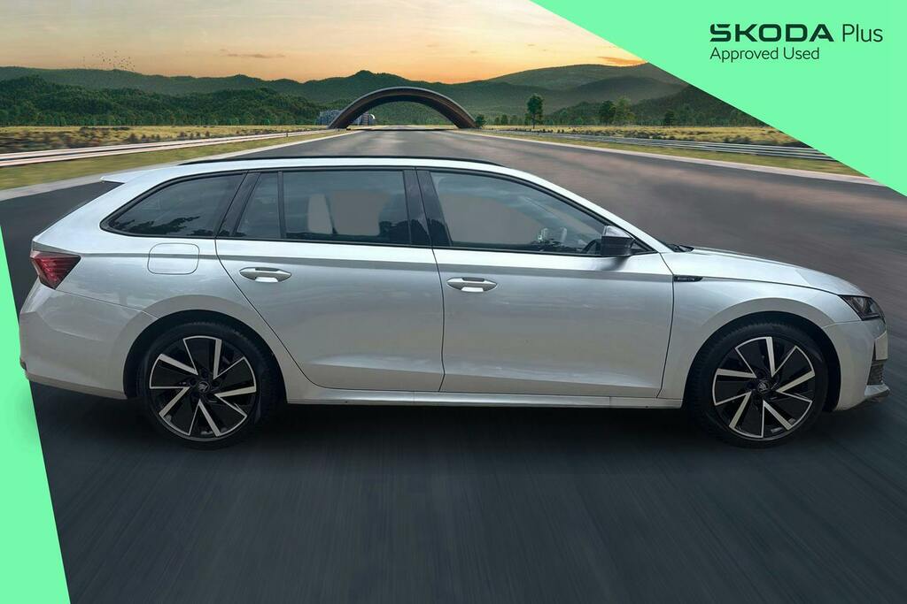 Skoda Octavia 1.5 Tsi E Tec Mhev Act Sportline Estate GF75KVP Black #4