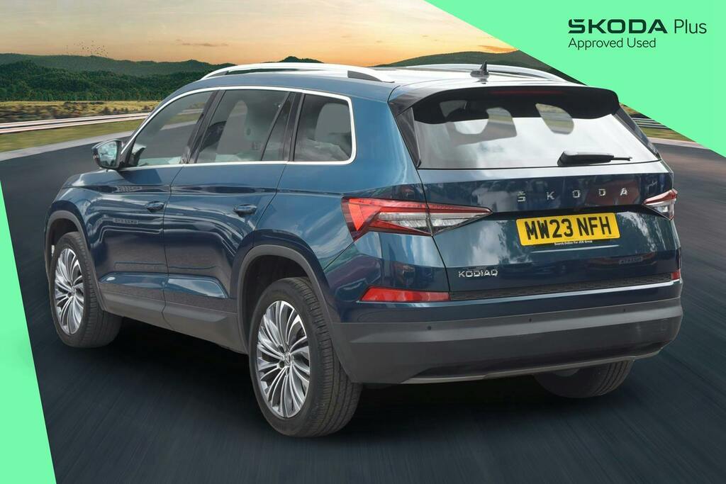 Skoda Kodiaq 1.5 Tsi Act Se L Executive Suv Dsg MW23NFH Blue #3