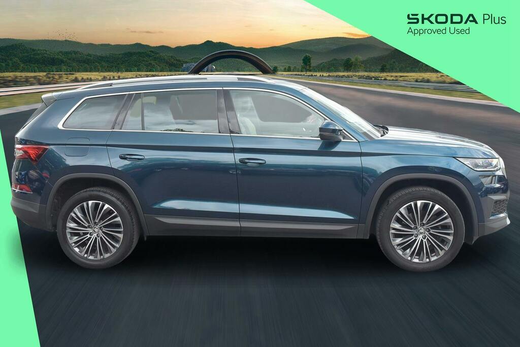 Skoda Kodiaq 1.5 Tsi Act Se L Executive Suv Dsg MW23NFH Blue #4