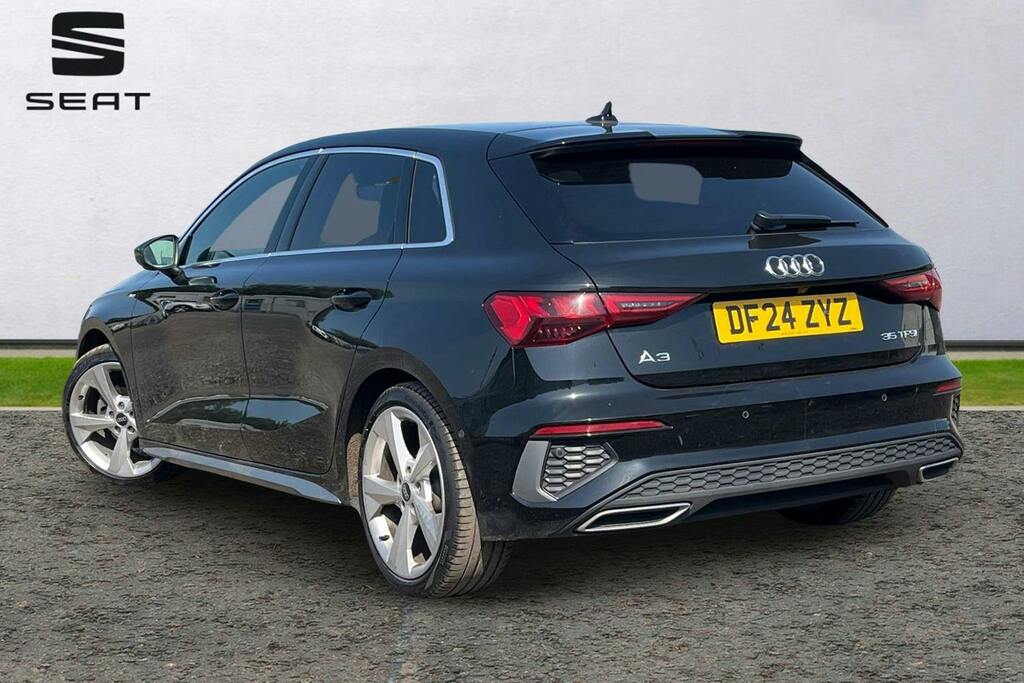 Audi A3 1.5 Tfsi 35 S Line Sportback S Tronic DF24ZYZ Black #3