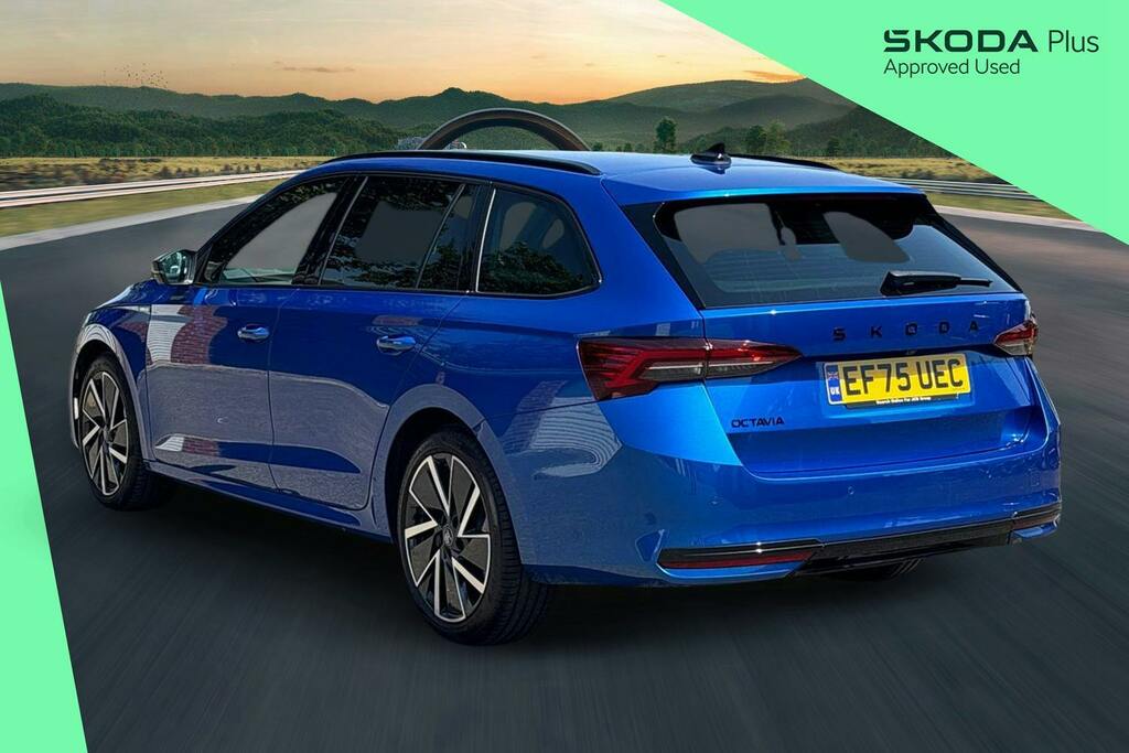 Skoda Octavia 1.5 Tsi Act Sportline Estate Blue #3
