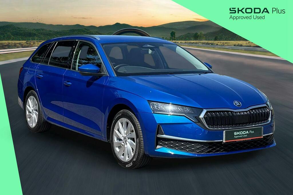 Skoda Octavia 1.5 Tsi E Tec Mhev Act Se L Estate Hybr Blue