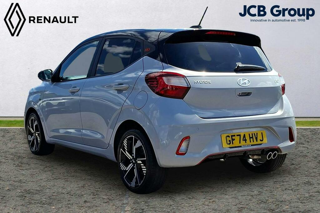 Hyundai I10 1.0 T Gdi N Line Hatchback GF74HVJ Grey #3