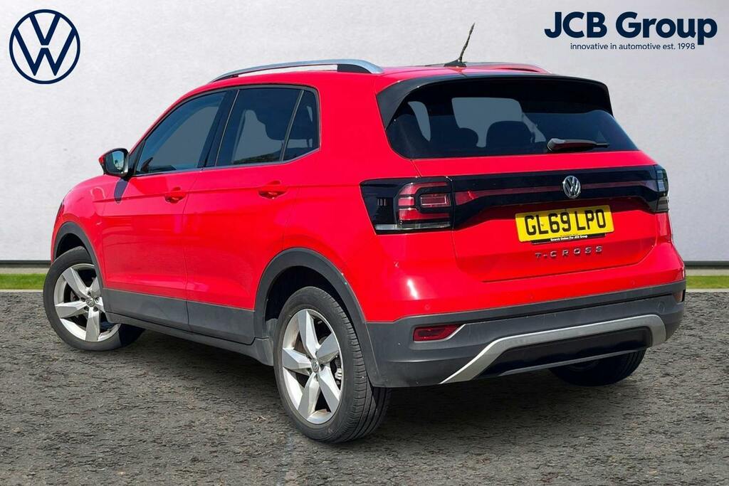 Volkswagen T-Cross 1.0 Tsi Sel Suv Red #3