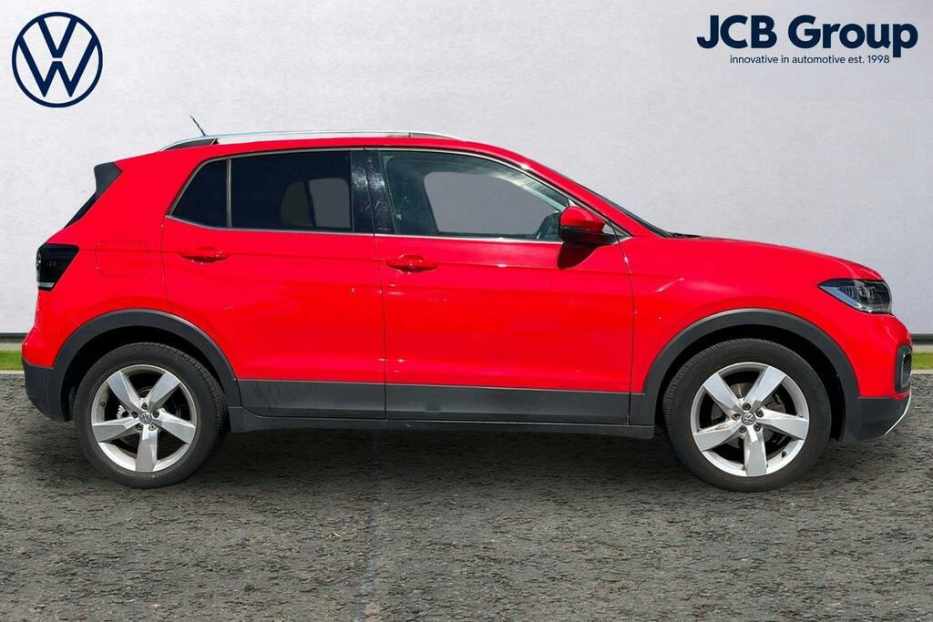 Volkswagen T-Cross 1.0 Tsi Sel Suv Red #4