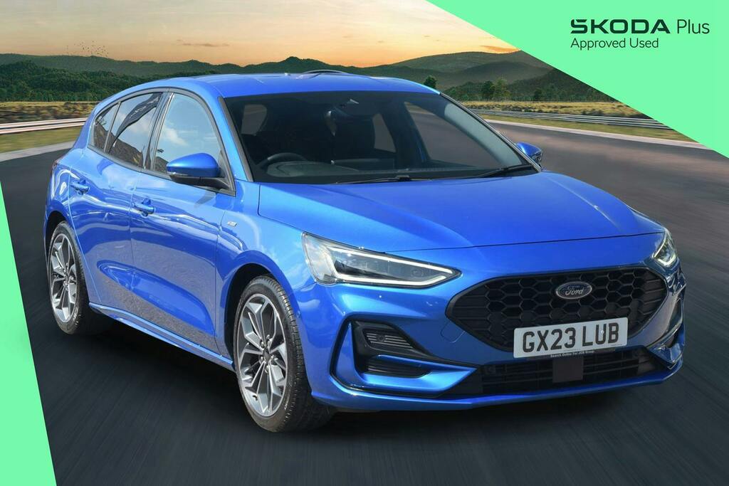 Ford Focus 1.0T Ecoboost St Line X Hatchback Manua Blue