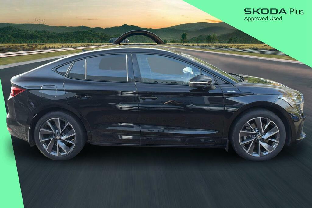 Skoda ENYAQ 82Kwh 85X Sportline Plus Coupe 4 Black #4
