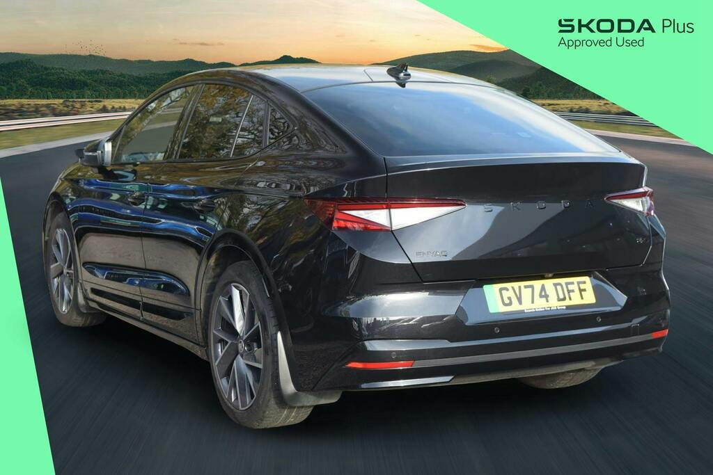 Skoda ENYAQ 82Kwh 85X Sportline Plus Coupe 4 Black #3