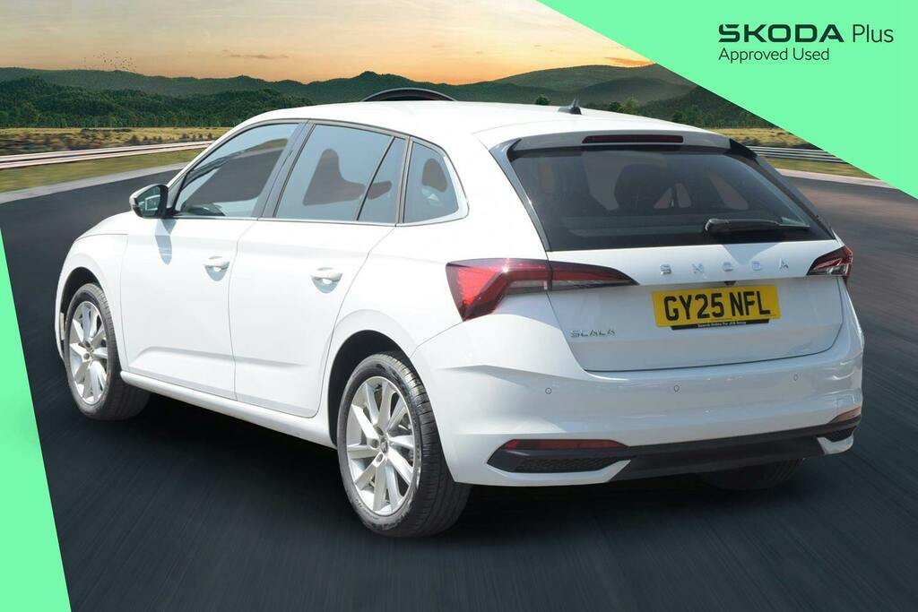 Skoda Scala 1.0 Tsi Se L Edition Hatchback GY25NFL White #3