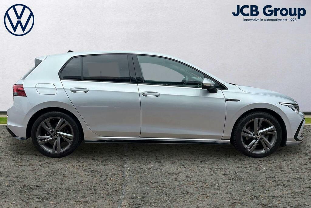Volkswagen Golf 1.5 Etsi Mhev R-line Hatchback Hybrid D AO24JZH Silver #4
