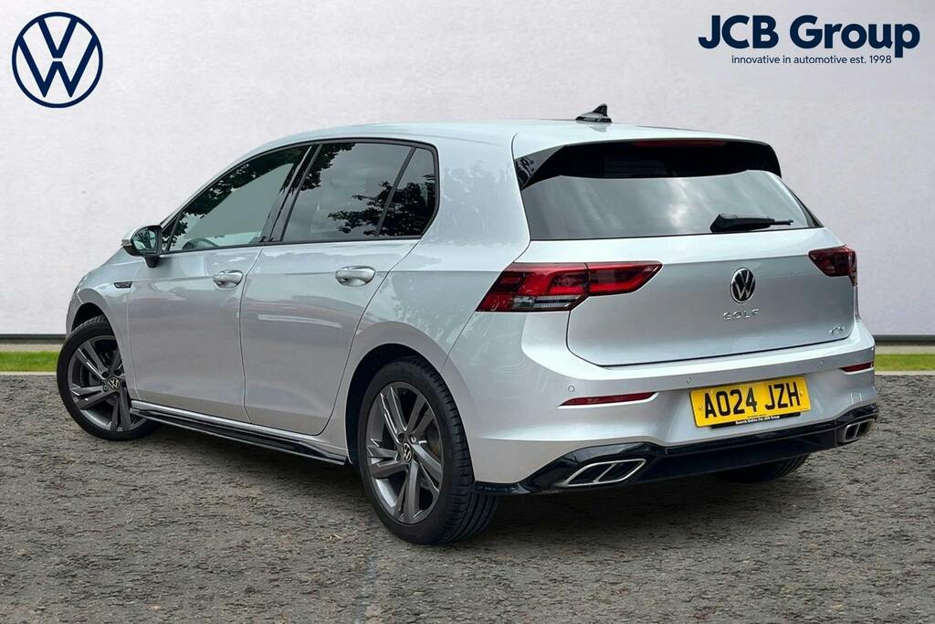 Volkswagen Golf 1.5 Etsi Mhev R-line Hatchback Hybrid D AO24JZH Silver #3
