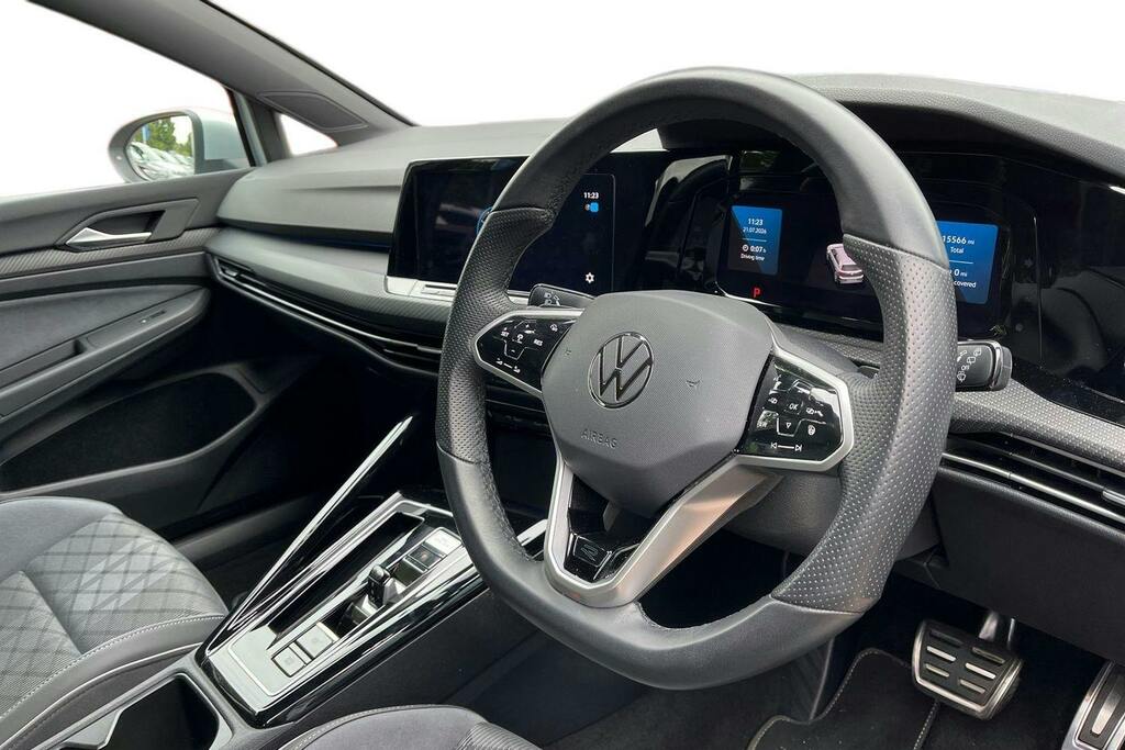 Volkswagen Golf 1.5 Etsi Mhev R-line Hatchback Hybrid D AO24JZH Silver #6