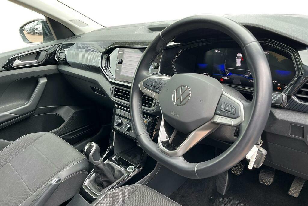 Volkswagen T-Cross 1.0 Tsi Black Edition Suv RF73KKX White #6