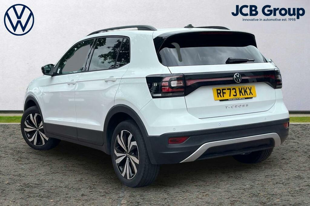 Volkswagen T-Cross 1.0 Tsi Black Edition Suv RF73KKX White #3