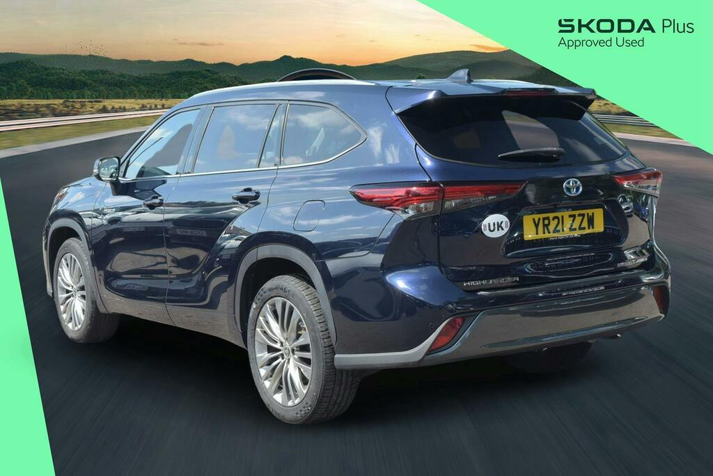 Toyota Highlander 2.5 Vvt H Excel Suv Hybrid Cvt 4Wd Blue #3