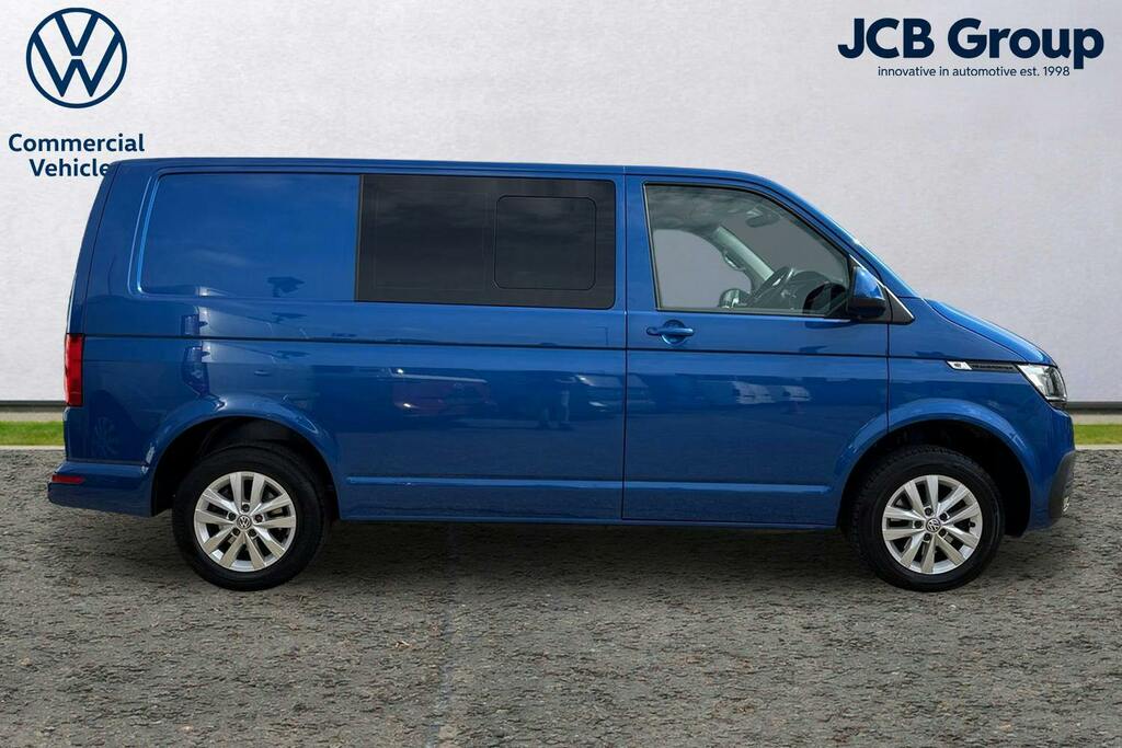 Volkswagen Transporter 2.0 Tdi T30 Highline Kombi Double Cab D GF74WKW Blue #4