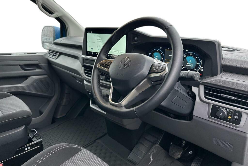 Volkswagen Transporter 2.0 Tdi T32 Commerce Pro Kombi Double Cab Dies GM25DOJ Blue #6