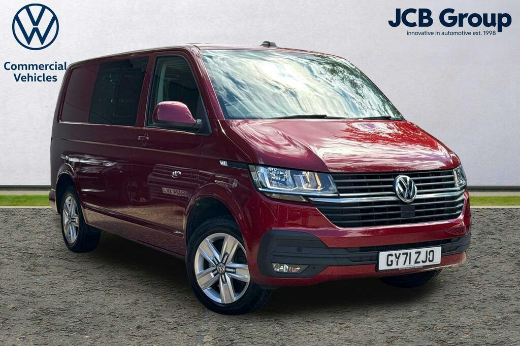 Volkswagen Transporter 2.0 Tdi T32 Highline Kombi Double Cab D Red