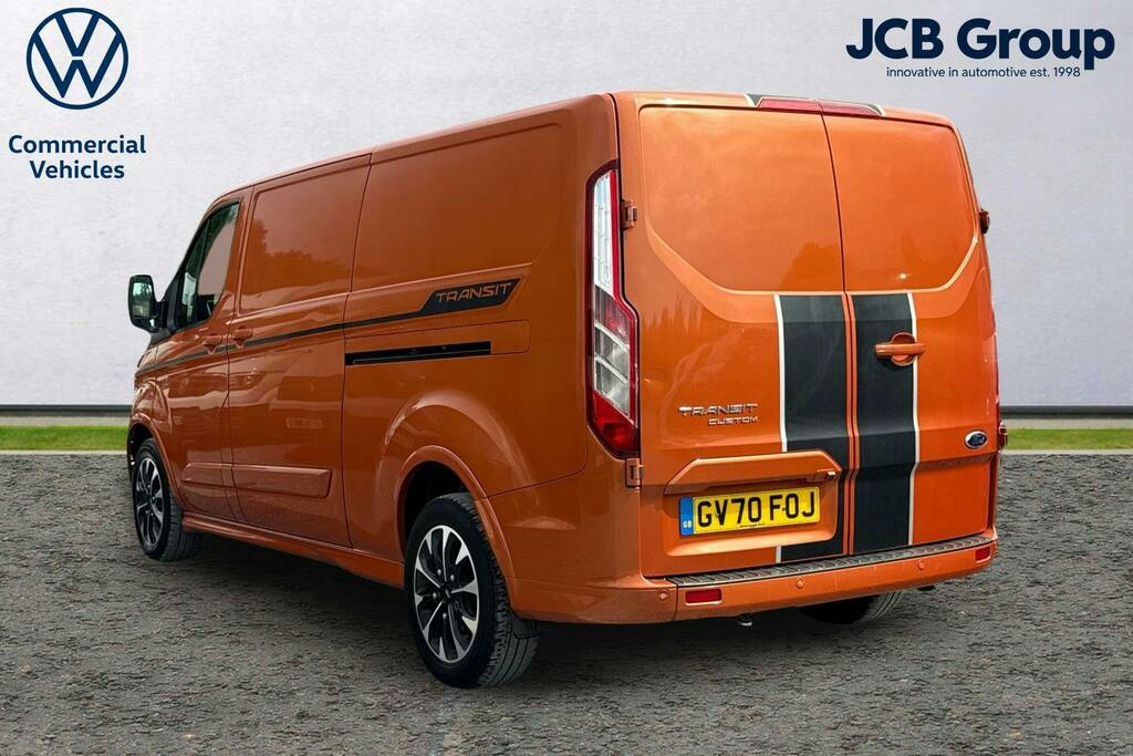 Ford Transit Custom 2.0 320 Ecoblue Sport Panel Van Orange #3