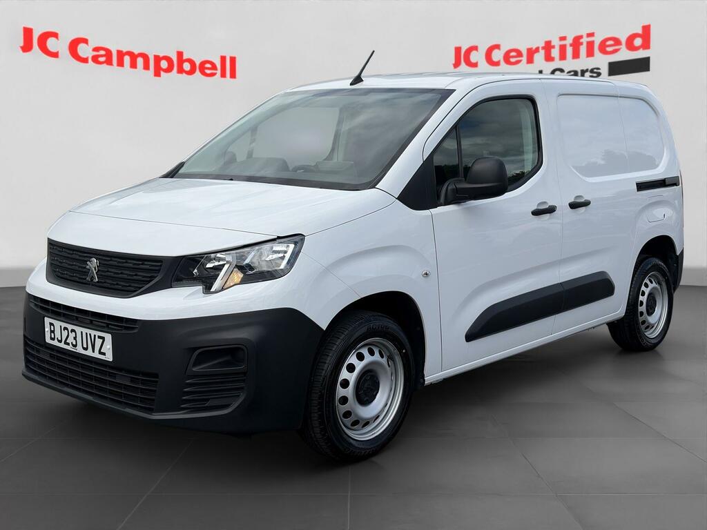 Peugeot Partner 1.5 Bluehdi 1000 Professional Premium Standard P BJ23UVZ White #3