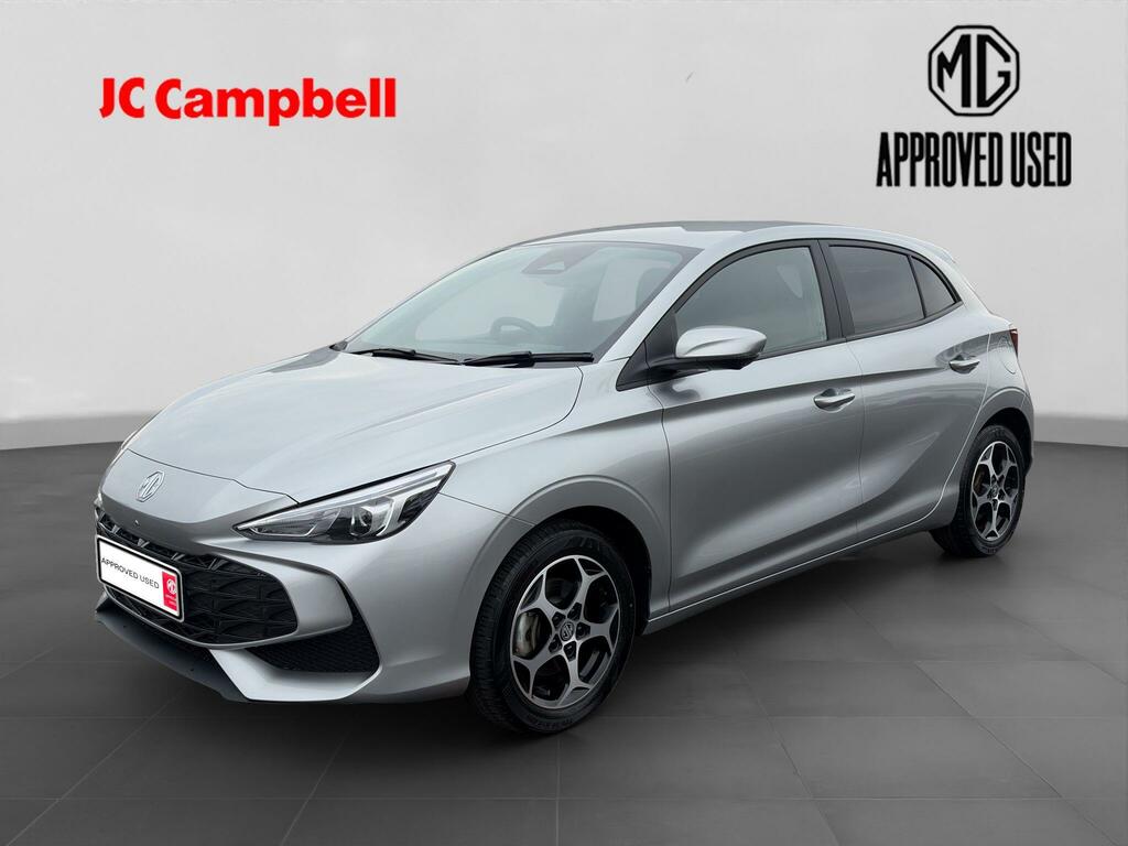 MG MG3 1.5 Hybrid Trophy Hatchback LE25ONX Silver #3