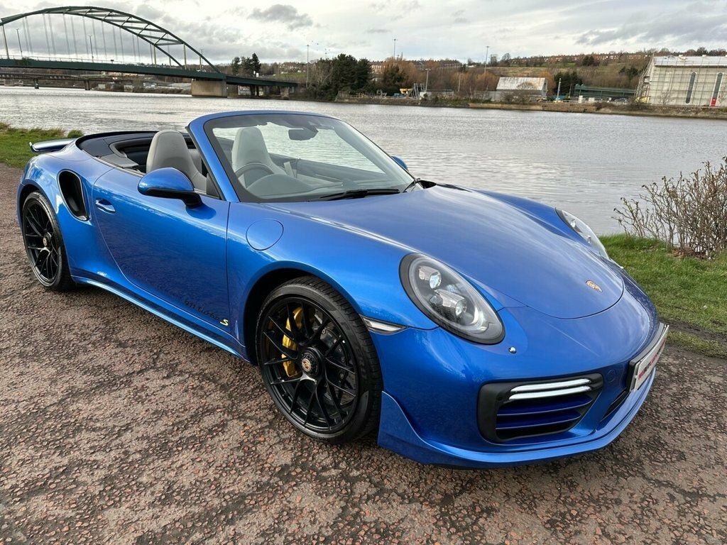 Porsche 911 3.8L 991 Turbo S Blue #2