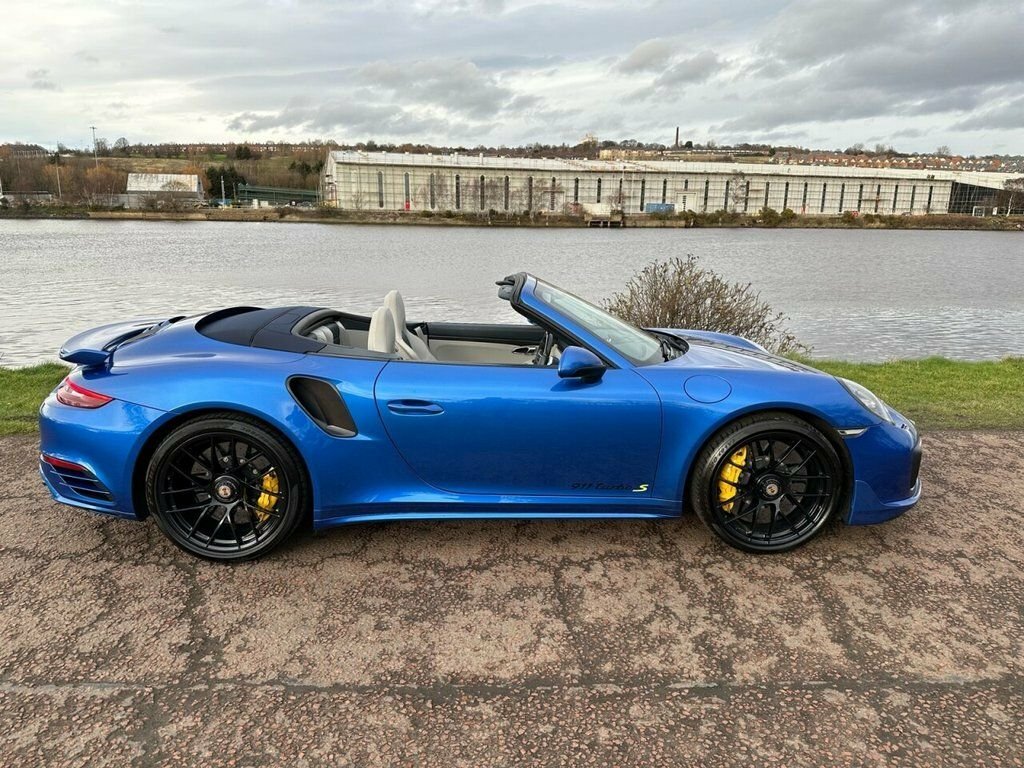 Porsche 911 3.8L 991 Turbo S Blue #3