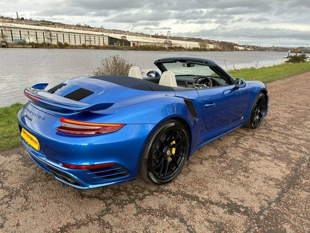 Porsche 911 3.8L 991 Turbo S Blue #4
