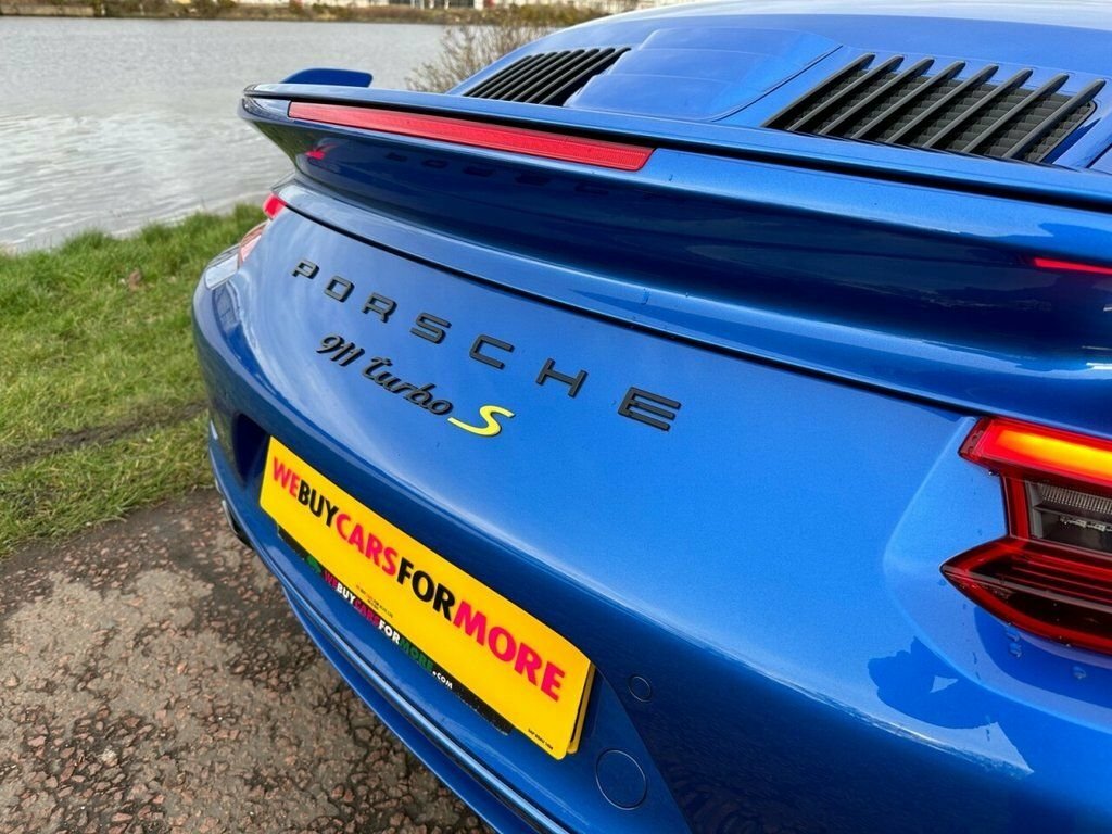 Porsche 911 3.8L 991 Turbo S Blue #5