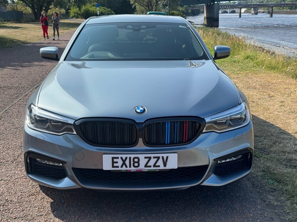 BMW 5 Series Saloon Blue #2