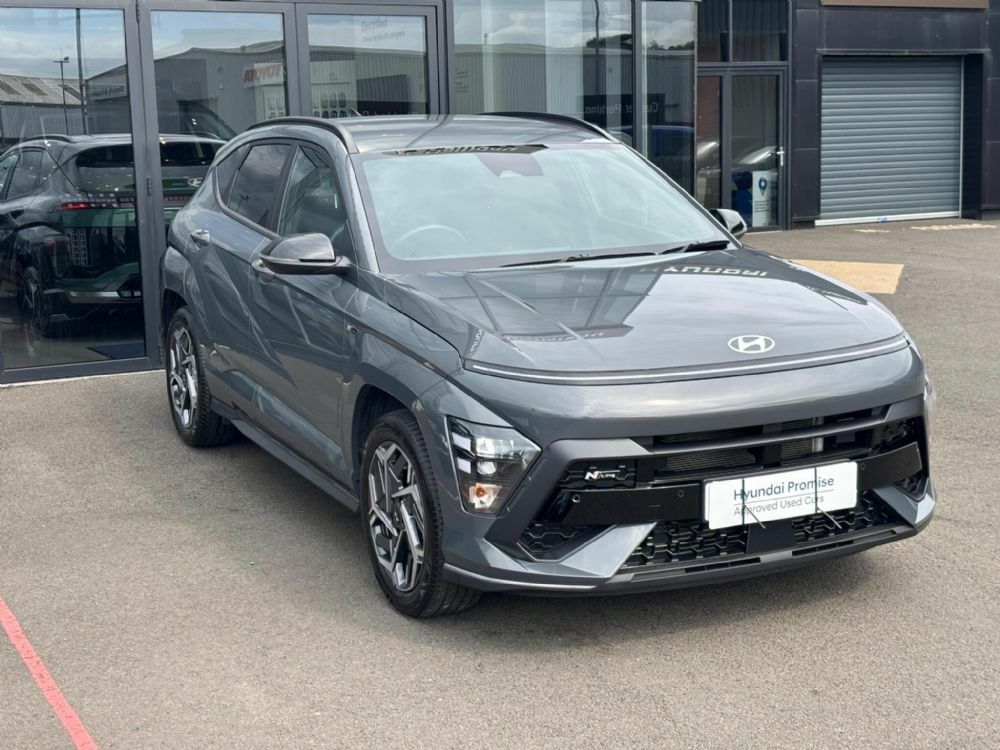 Hyundai Kona 1.6 T-gdi N Line Euro 6 S S Grey #4