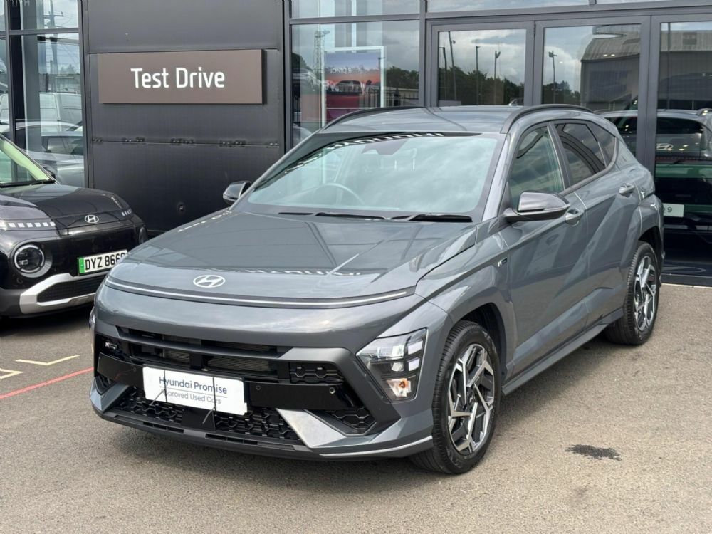 Hyundai Kona 1.6 T-gdi N Line Euro 6 S S Grey #3