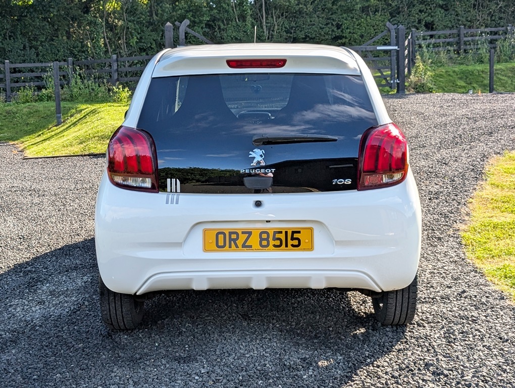 Peugeot 108 1.0 72Hp Collection White #5