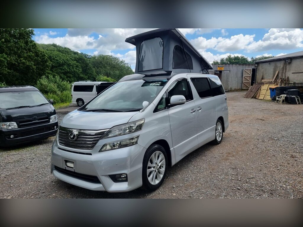 Toyota Vellfire Pop Top 4 Berth New Camper Conversion Silver #2
