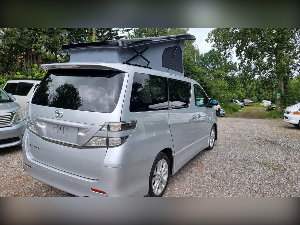 Toyota Vellfire Pop Top 4 Berth New Camper Conversion Silver #4