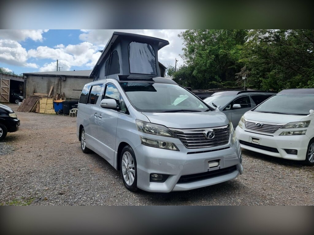 Toyota Vellfire Pop Top 4 Berth New Camper Conversion Silver
