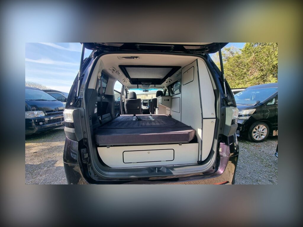 Toyota Vellfire Pop Top 4 Berth New Camper Conversion Purple