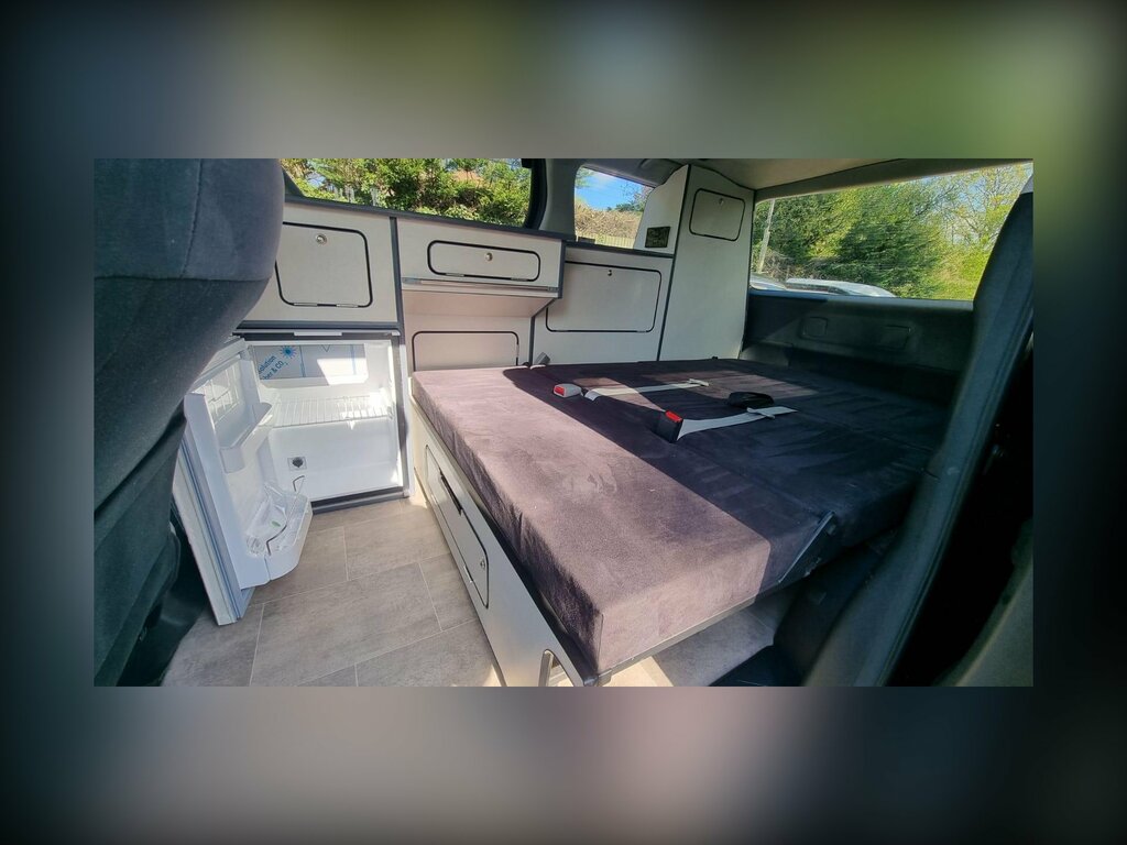 Toyota Vellfire Pop Top 4 Berth New Camper Conversion Purple #2