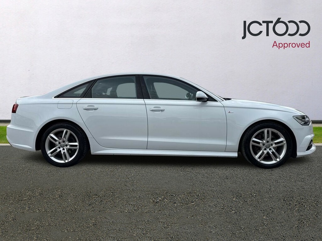 Audi A6 Saloon 1.8 Tfsi Black Edition Saloon S Tronic White #4