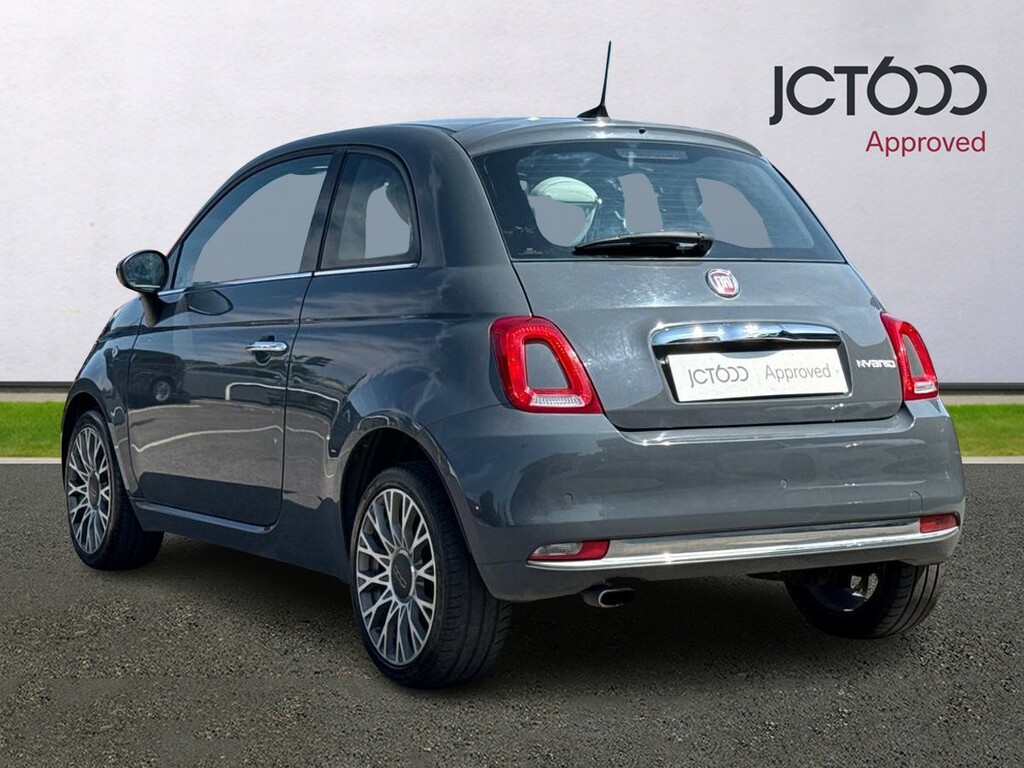 Fiat 500 Hatchback Red #3