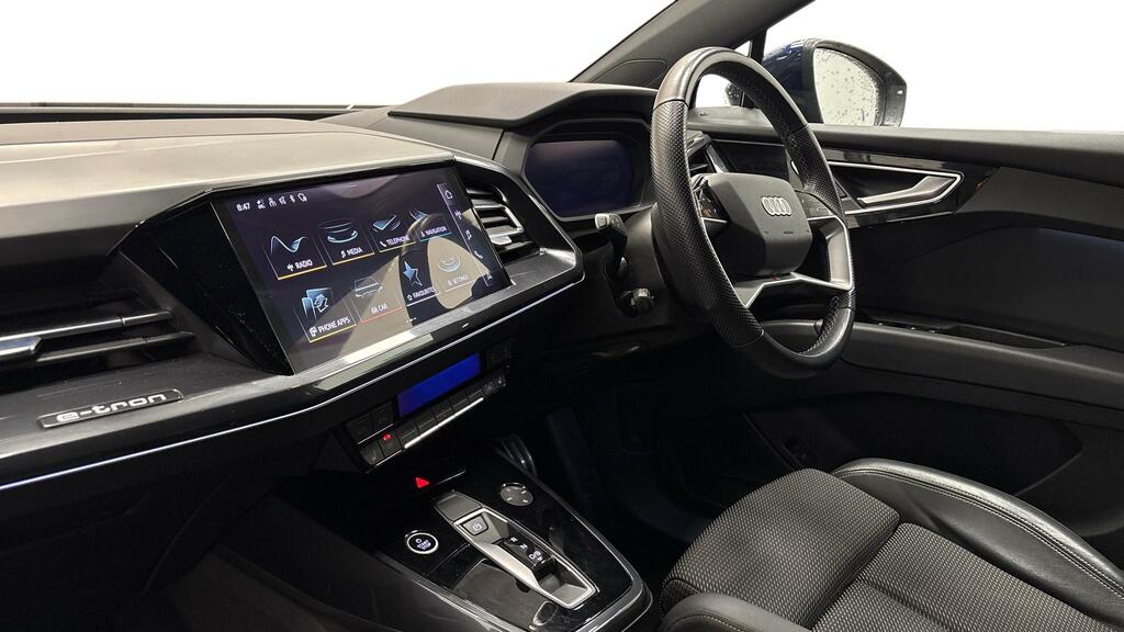 Audi Q4 E Tron Estate White #2