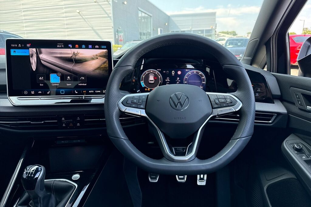 Volkswagen Golf R White #11