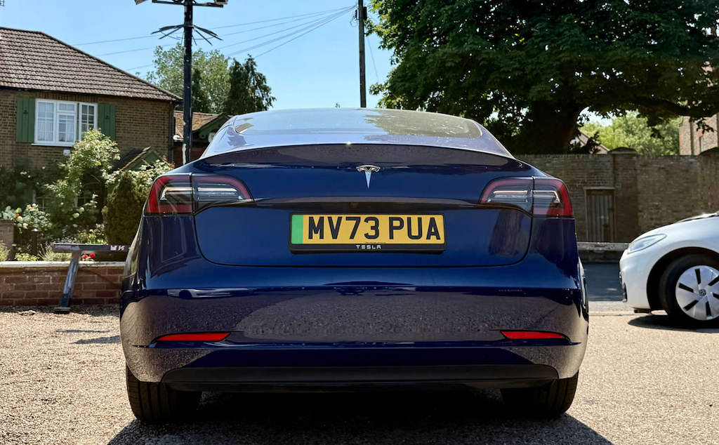 Tesla Model 3 Long Range Rwd MV73PUA Blue #4