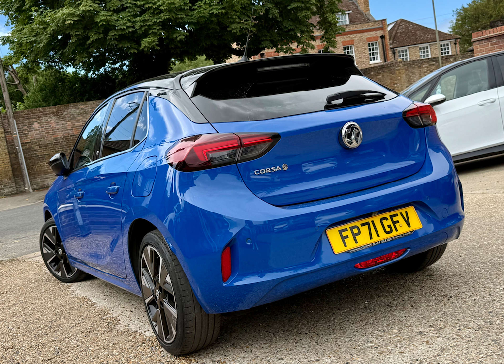 Vauxhall Corsa Hatchback FP71GFV Blue #6