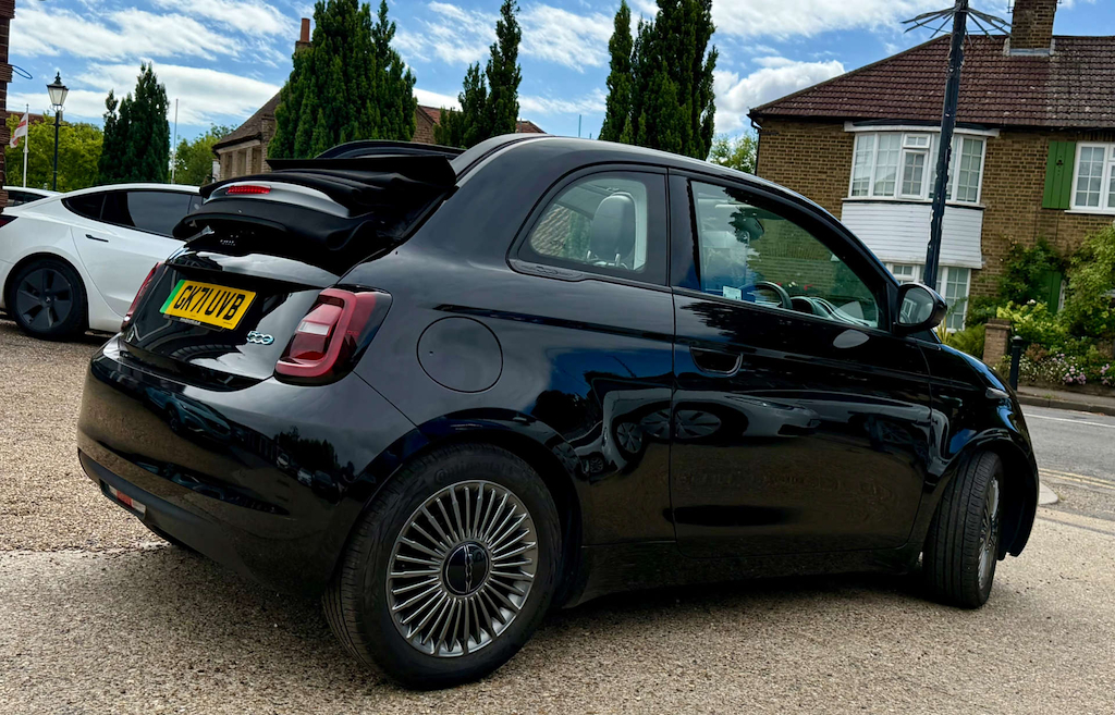 Fiat 500 Convertible GK71UVB Black #3