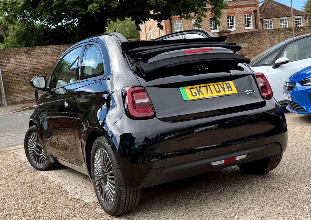 Fiat 500 Convertible GK71UVB Black #6