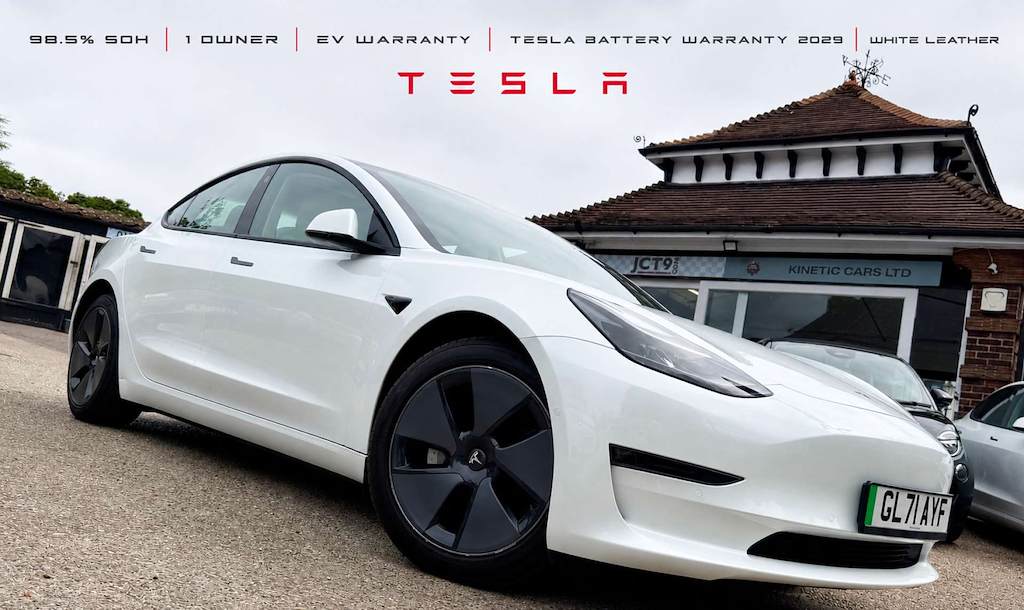 Tesla Model 3 Saloon White